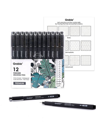 Fineliner Drawing Pen With POPIN Notebook